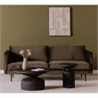 Pemberly Row Modern / Contemporary Aluminum Coffee Table in Gray