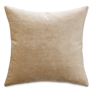 Pemberly Row 20x20&quot Square Chenille Accent Pillow in Camel Set of 2
