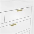 Pemberly Row 7-Drawer Modern / Contemporary Wood Dresser in White