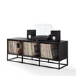 Pemberly Row Large Modern Wood TV stand for TVs up to 65