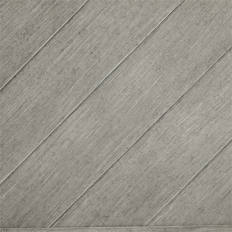 Pemberly Row Modern Metal Outdoor Dining Table in Gray/Matte Black