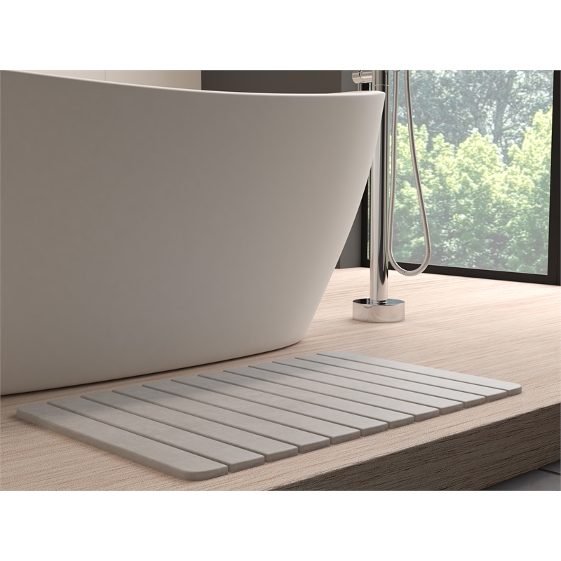 Pemberly Row Modern Diatomite Quick-Dry Stone 34x21