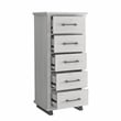 Pemberly Row 24 inch Wide 5-Drawer Tall Dresser - Antique White