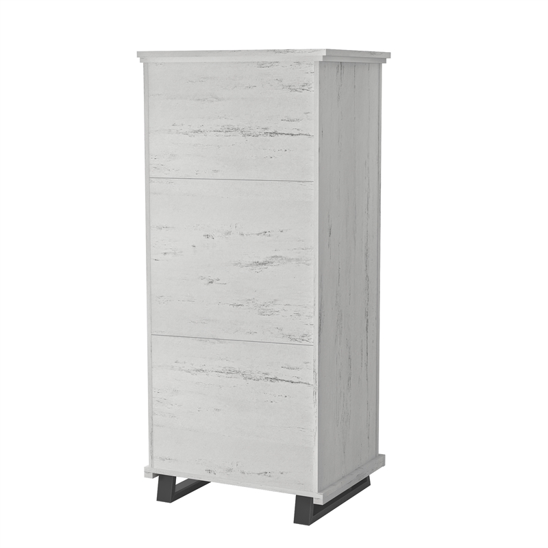 Pemberly Row 24 inch Wide 5-Drawer Tall Dresser - Antique White