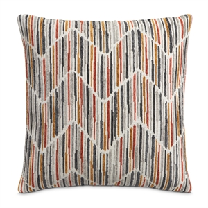 Pemberly Row 19&quot Square Throw Pillow - Cinnamon Spice in Set of 2