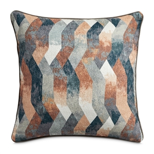 Pemberly Row 19&quot Velvet Throw Pillow - Smoke Gray in Set of 2