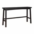 Pemberly Row Modern 4-Piece Pack Wood Pub Height Set in Black