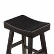 Pemberly Row Modern 4-Piece Pack Wood Pub Height Set in Black