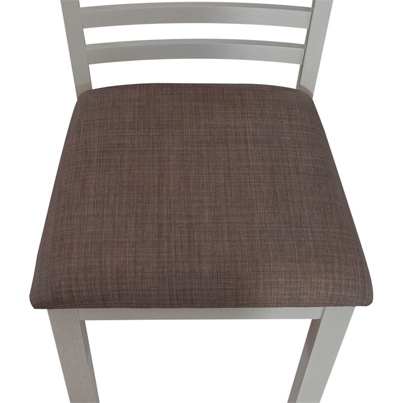 Pemberly Row Upholstered Ladder Back Side Chair (RTA) - Set of 2