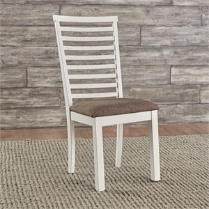 Pemberly Row Upholstered Ladder Back Side Chair (RTA) - Set of 2