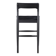 Pemberly Row Modern / Contemporary Wood Counter Stool Black Color