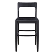 Pemberly Row Modern / Contemporary Wood Counter Stool Black Color