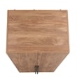 Pemberly Row Engineered Wood Wardrobe Closet in Golden Brown