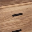 Pemberly Row Engineered Wood Wardrobe Closet in Golden Brown