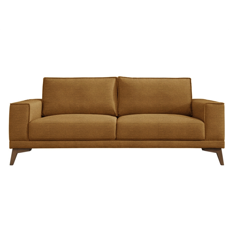 Pemberly Row Modern / Contemporary Upholstered Sofa - Orange
