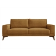 Pemberly Row Modern / Contemporary Upholstered Sofa - Orange
