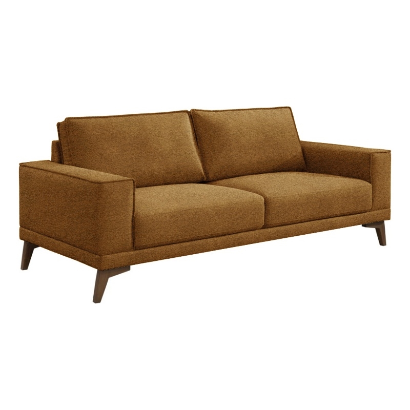 Pemberly Row Modern / Contemporary Upholstered Sofa - Orange