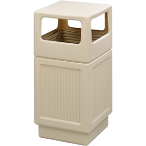 Pemberly Row Modern / Contemporary Recessed Panel in Tan Finish