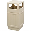 Pemberly Row Modern / Contemporary Recessed Panel in Tan Finish