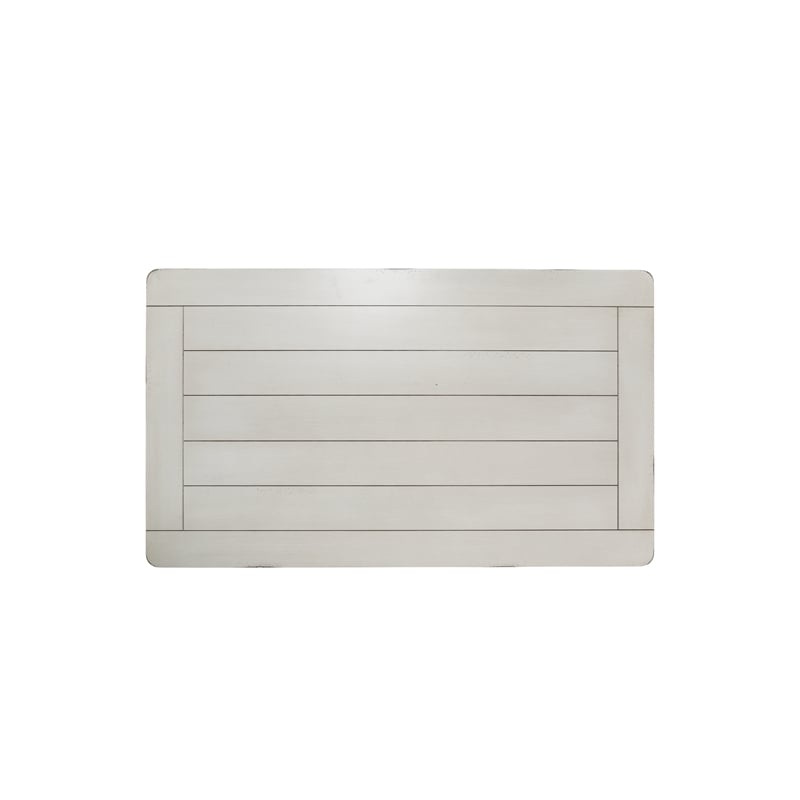 Pemberly Row Modern / Contemporary Wood Cocktail Table - White