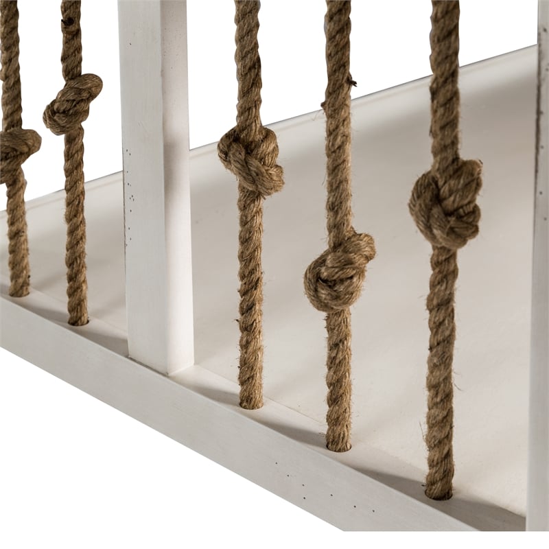 Pemberly Row Modern / Contemporary Wood Cocktail Table - White