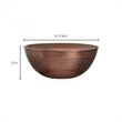 Pemberly Row Modern / Contemporary Coffee Table in Copper Finish