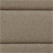 Pemberly Row Contemporary Queen Upholstered Headboard in Brown