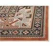 Pemberly Row Traditional Boho Viscose 3x5 Area Rug in Copper