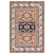 Pemberly Row Traditional Boho Viscose 3x5 Area Rug in Copper