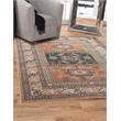 Pemberly Row Traditional Boho Viscose 3x5 Area Rug in Copper