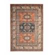 Pemberly Row Traditional Boho Viscose 5x8 Area Rug in Copper