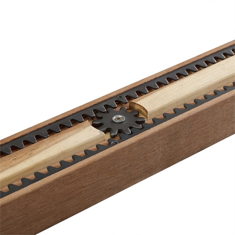 Pemberly Row Contemporary 9 Piece Wood Dining Set in Slate/Cream