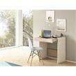 Pemberly Row Modern Engineered Wood Italian Extendable Office Desk in Light Oak