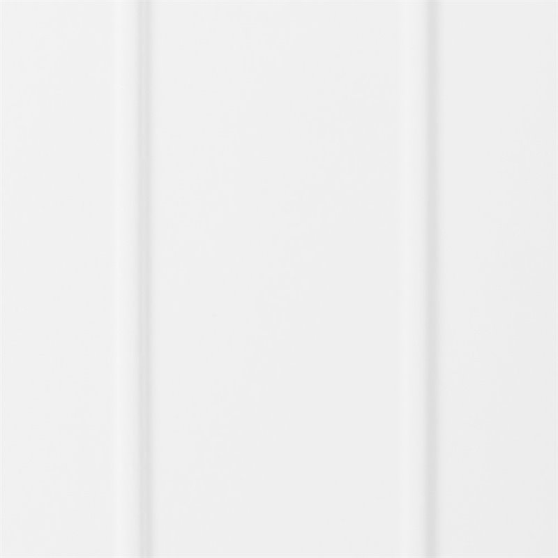 Pemberly Row Contemporary Coastal MDF Wood Hall Tree in White