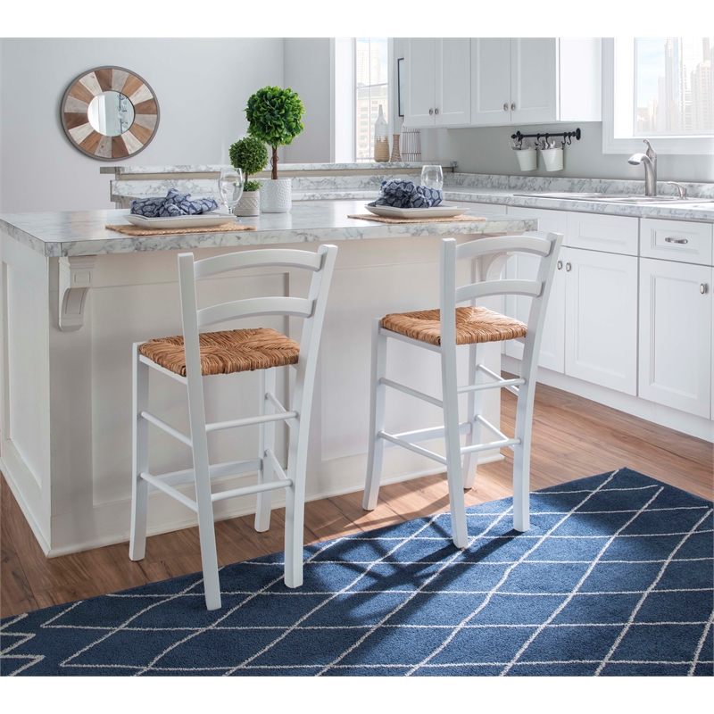 Pemberly Row Modern Set of Two Wood 24.4