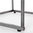 Pemberly Row Modern / Contemporary Solid Marble Side Table White