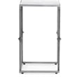 Pemberly Row Modern / Contemporary Solid Marble Side Table White