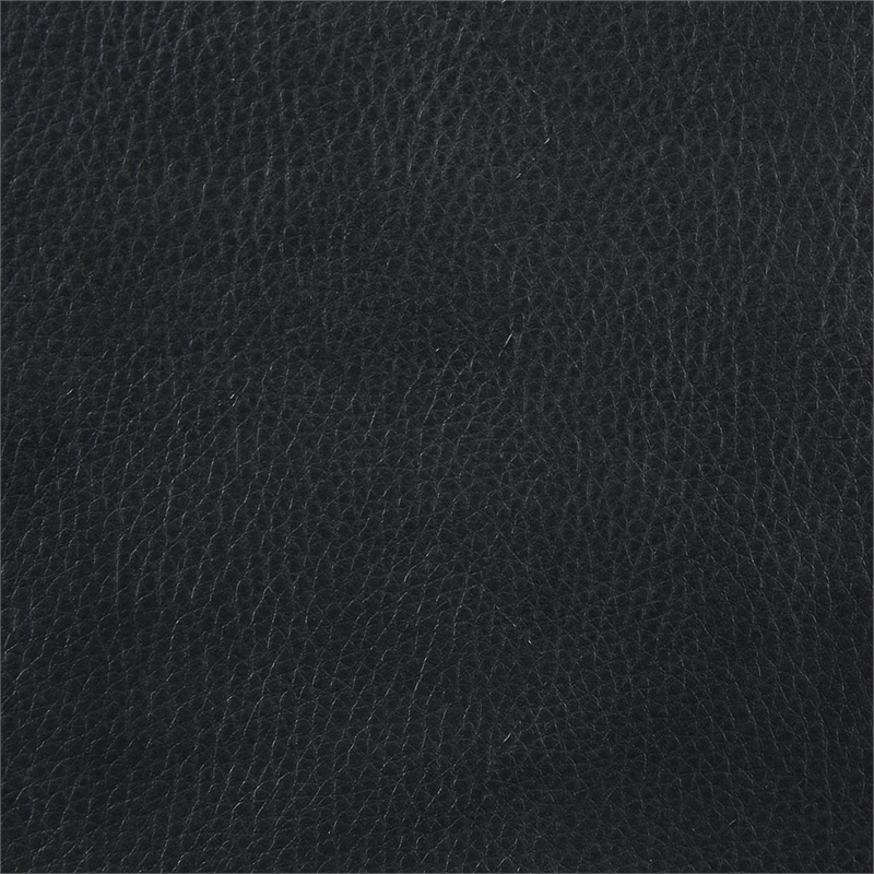 Pemberly Row 2 Piece Faux Leather Sofa and Loveseat Set in Black Color
