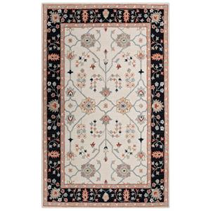 Pemberly Row Modern / Contemporary Black 5'X7'6&quot Tufted Wool Rug