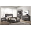 Pemberly Row Traditional 7 Drawer Dresser in Gray made with Wood