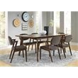 Pemberly Row 5-piece Wood Mid-Century Dining Room Set Brown and Gray