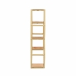 Pemberly Row Iron and Wood Wall Storage and Display Shelves in Gold