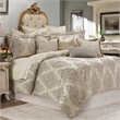 Pemberly Row Contemporary 10-Piece King Comforter Set - Champagne