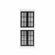 Pemberly Row 4-Door Modern Wood Tall Storage Pantry in White