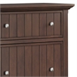 Pemberly Row Wood 32 inch Wide Entryway Shoe Storage Cabinet - Brunette Brown