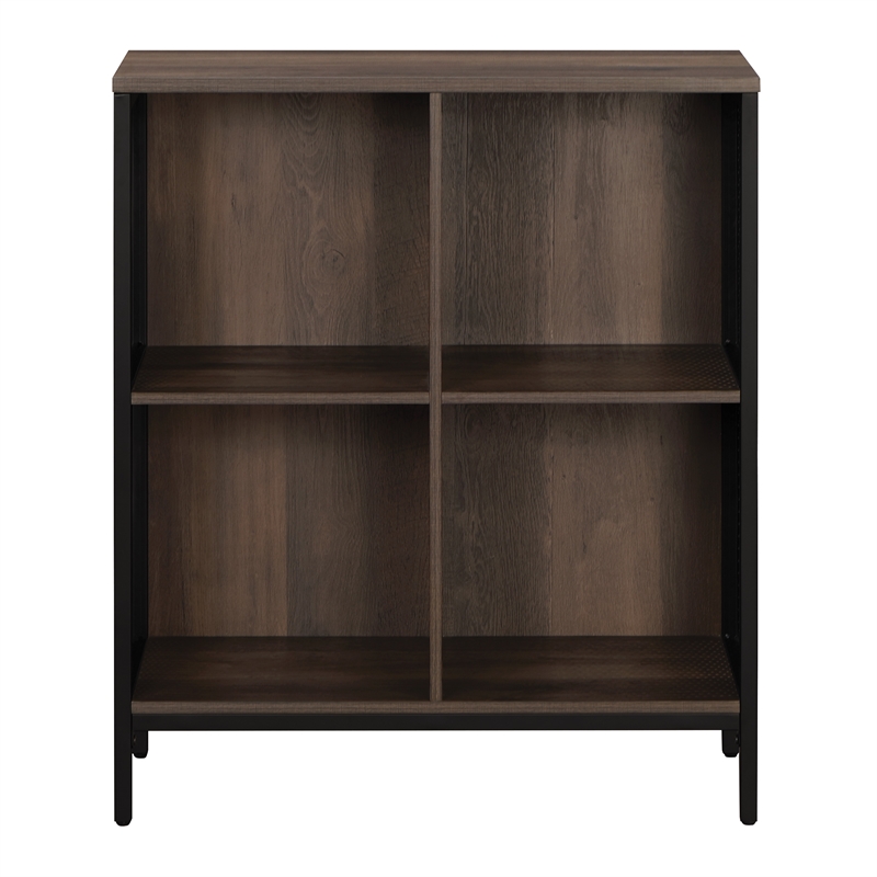 Pemberly Row 4 Cube Storage/Bookcase Engineered Wood in Ozark Ash