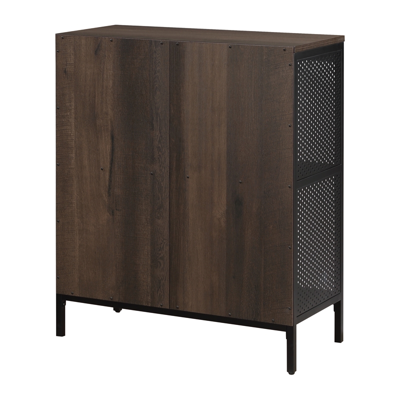 Pemberly Row 4 Cube Storage/Bookcase Engineered Wood in Ozark Ash