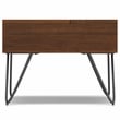 Pemberly Row Rectangle Wood Coffee Table with Lift Top in Walnut Brown