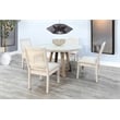 Pemberly Row Modern Cane Back Dining Chair Light Gray (Set of 2)
