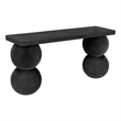 Pemberly Row Contemporary Console Table Extra Large in Black